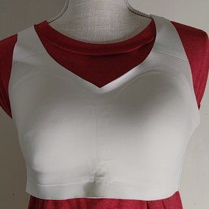 LuLulemon Athletica Sport Bra 36D White Enlite High Support Strappy Crossback